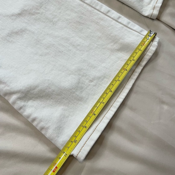 Boden Women’s High Waist Smart Flare Jeans in Ecru US Size 6 Long - Picture 12 of 13